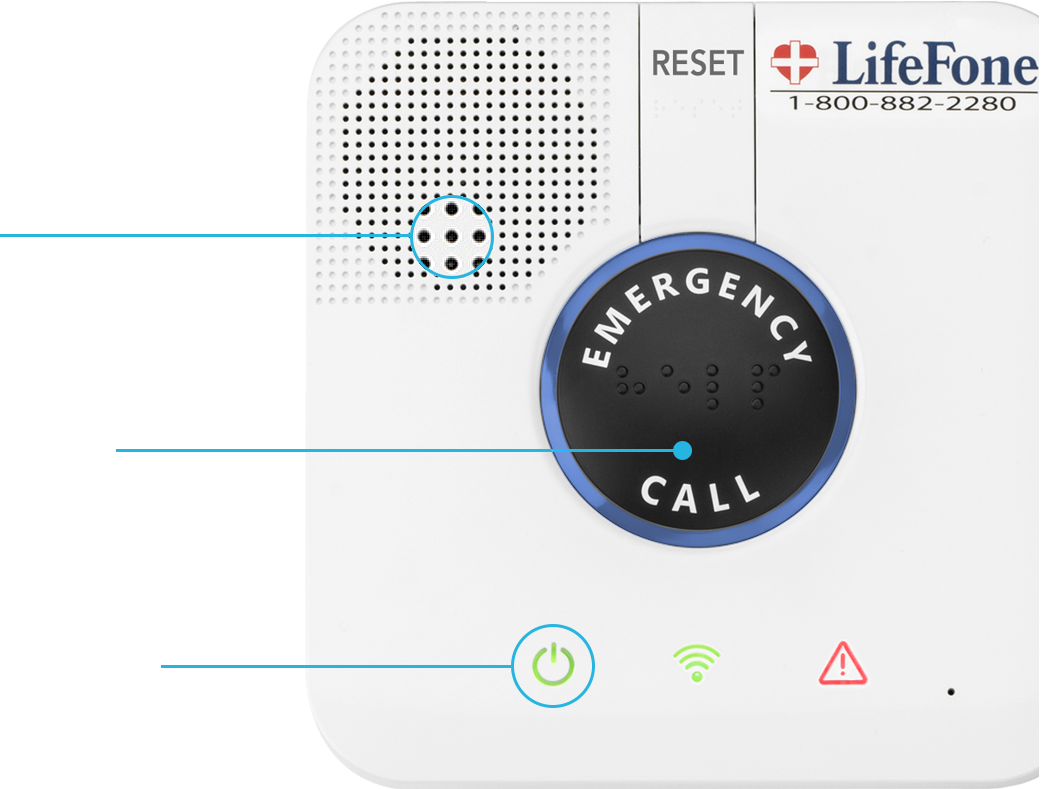 At-Home Landline Medical Alert – Fall Detection Optional | LifeFone